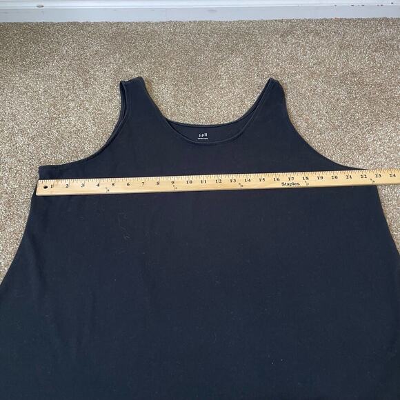 J. Jill tank top black the perfect tank SZ 3X plus size basic staple piece - Picture 7 of 7